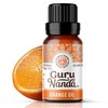GuruNanda Orange Essential Oil, 100% Pure, Natural & Undiluted Aromatherapy