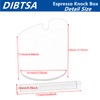 DIBTSA Coffee Knock Box, Espresso Knock Box Stainless Steel Espresso