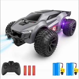 EpochAir High-speed remote control car | 20km/h Super durable design Equipped with 2 1000mAH batteries Ideal birthday gift and holiday gift for children aged 3-8 - Color: Green
