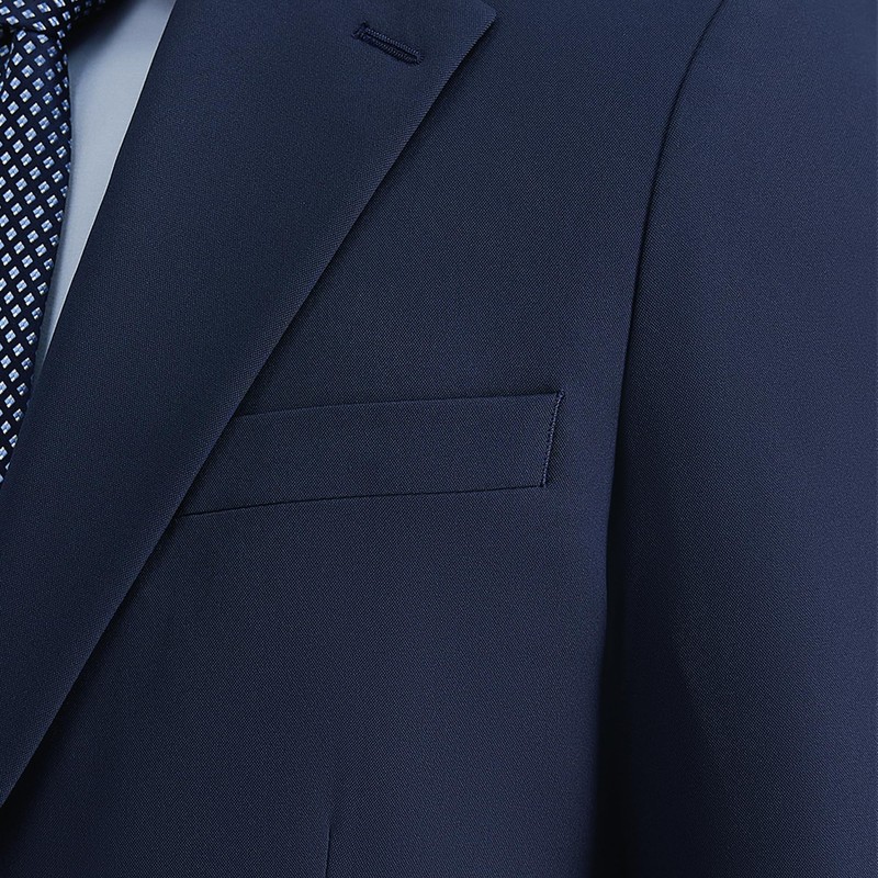 Haggar Men's The Active Series Solid Gab Tailored Fit Blazer