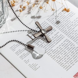 ELFCAB Juego de 4 cadenas para ventilador de techo, bola de abalorio de 3 mm de diámetro, colgante decorativo de 12 pulgadas (foco transparente y forma de ventilador), 2 piezas de extensión de 36 pulgadas, 8 conectores de bucle extra (ORB)