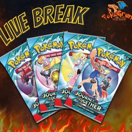 Pokemon TCG Journey Together Booster Packs:_EX or Better