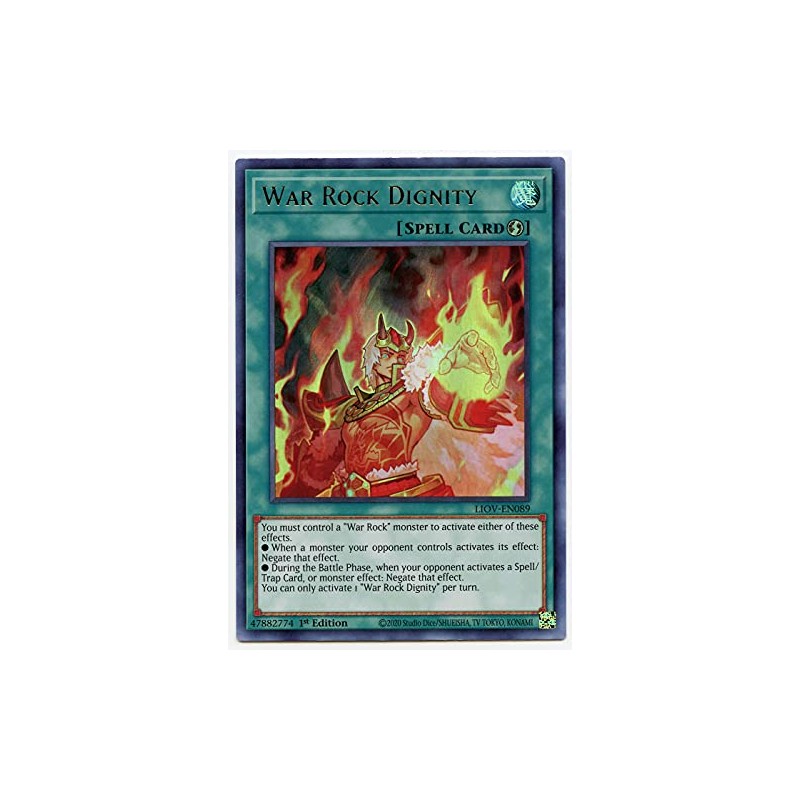 War Rock Dignity - LIOV-EN089 - Ultra Rare - 1st