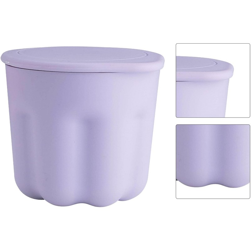 Taza Limpiadora de Brochas de Maquillaje Multifuncional con Tendedero y