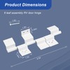 2 Pack Trailer Door Hinge Rv Door Hinge Rv Entry
