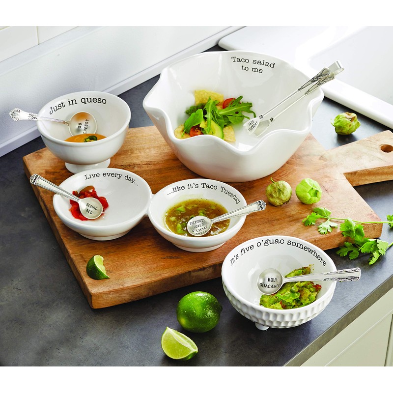Mud Pie Circa Guacamole and Salsa Serving Dish Sets (Five