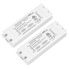 EMITEVER Triac Dimmable Driver,2 Packs 25W Power Supply,AC 120V to