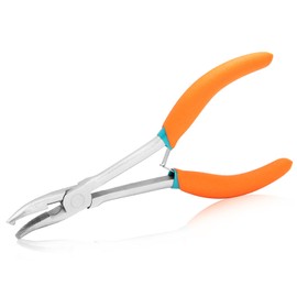SPEEDWOX Split Pliers Split Ring Opener Split Ring Pliers Mini Bend Pliers Long Tip Radio Pliers Fishing Pliers Long Tip Radio Pliers with Cutting Blade Knurled Hook Miniature Spring Loaded