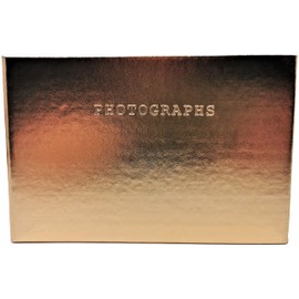 Gold Photo Album - Holds 36 Photos - Size: 6"x4" - Slip In Pockets