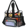 FlowFly Clear Bag Double Decker Lunch Bag for Stadium Events