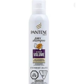 Pantene Pro-V Sheer Volume Dry Shampoo Removes Oil Cleanses Lightweight Spray
