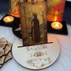 OKDOKEY 2022 New 5pc Wooden Tarot Card Stand Set |