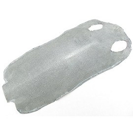 PELGIO Genuine Polished Stingray Shagreen Skin Leather Soft Hide Pelt Grade A (Tarpaulin Grey, 7" x 16")