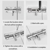 Boutihao 2 Pack 3 inch 304 Stainless Steel Door Bolts,