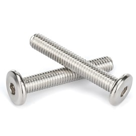 WZHUIDA 20pcs M8 x 40mm Screws, Stainless Steel Hex Socket Flat Head Screws, Full Thread Furniture Connector Screws with Wrench