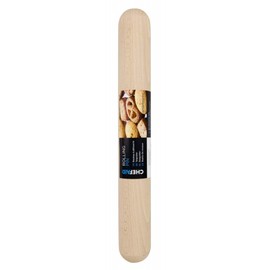 Chef Aid Wooden Rolling Pin, Ideal for all baking tasks and perfect for pastry and dough products, measures 28.5 cm wide and made from well source wood, Beige