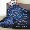 AEEZO to My Daughter Blanket from Dad Daughter Gift from