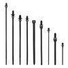 sourcing map 260Pcs Push Mount Cable Zip Tie 9 Size