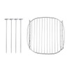 Air Fryer Double Layer Rack, Kitchen Accessory Replacement BBQ Rack