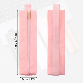 Lusofie Pack of 4 Elastic Pen Holder Notebook Pen Band with Loops Reusable Dupont Paper Adjustable Pen Bag Pen Loop for Diary Notebook Planner Tablet (4 Colours)