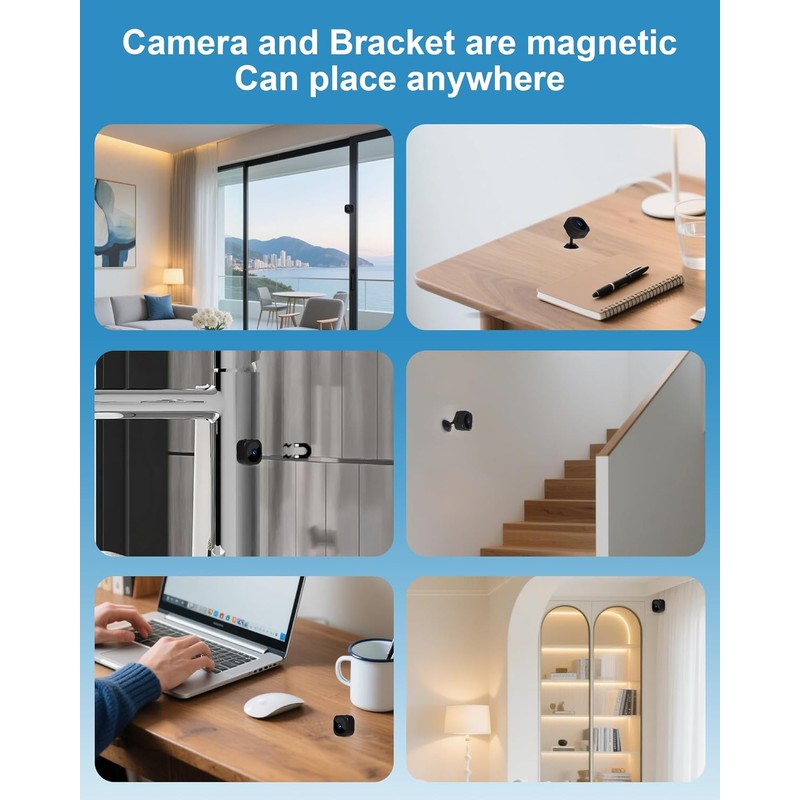 AOBOCAM 1080P HD Mini Camera for Indoor Security with App