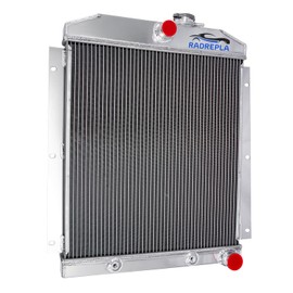 RADREPLA DPI5100 3 Row Aluminum Radiator for 1947-1954 Chevy 3100 3600 3800 3900 4.3L L6 Pickup V8 Radiador C/K Series Truck Downflow Radiators 1948 1949 1950 1951 1952 1953 47 48 49 50 51 52 53 54