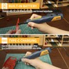 Bucasso Cordless Pen Sander, 5-Speed and USB Charging with LED