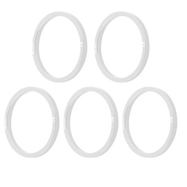 Pack of 5 Bicycle Bottom Bracket Washer Aluminium Alloy Flywheel Hub Spacer 1.5/2/2.5/3 mm for BB68 BB73 BB90 BB92 (Silver, DN 35.5 mm, Thickness 3 mm)