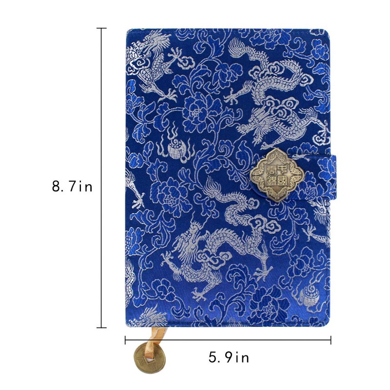 Hardcover Notebook Chinese Yun Brocade Notebook Silk Hardcover Diary Journal