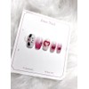 Heart Embossed Nail Tips - Almond / 하트 엠보 네일팁