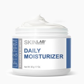 SKIN LAB Lift & Firm DAILY MOISTURIZER - Hydrolyzed Collagen & Elastin, Vitamin C and Vitamin E to Moisturize, Soften & Soothe Fine Lines and Wrinkles 1.7 Oz.