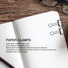 50Pcs Hollow Binder Clips Metal Paper Binder Clips for Documents