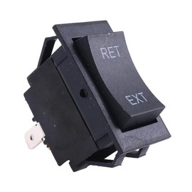 DVPARTS Trailer Power Jack Switch 87570 226023 Compatible with LCI Lippert Recpro F2C and Others 4 Pin, 4 Wire, Polarity Reversing