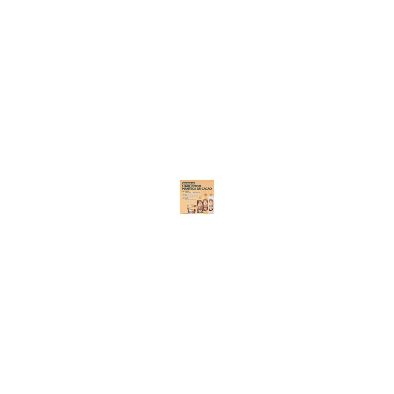 Kit Garnier Fructis Hair Food Cacao Rutina Completa Restaura