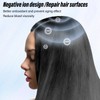 Electric Scalp Applicator Comb Red Lighting Vibration 5 Gears Microcurrent