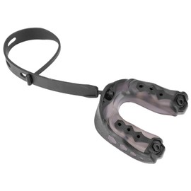 Adult Face Mask with Food Grade EVA Gel FTM Pad Optimal Protection for Boxing Basketball Rugby (Black)