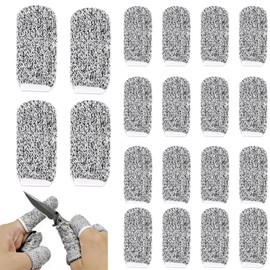 Ginhkok Finger Protective Sack Gloves, Cut Resistant, Blade Prevention, Work Gloves, 2.2 inches (5.5 cm), Finger Sack, Toe Seam, 2.2 inches (5.5 cm), Gloves, Cover, Fingertips, Gloves, No Cut