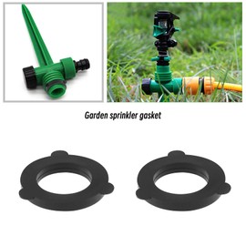 VGOL 50PCS Garden Hose Washers Rubber Gaskets Seals Replacement Tap Sealing Rings for All Standard 1/2 Inch Garden Hose Fittings Black