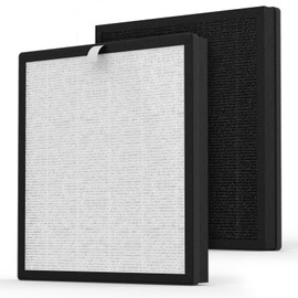 Breabetter 2-Pack JH-028A True HEPA Replacement Filter Compatible with BlueDate JH-028A Purifier, 3-in-1 Filtration Filter