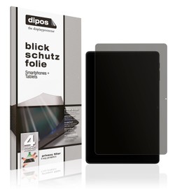 dipos I Blickschutzfolie kompatibel mit Doogee Tab A9 Pro Plus Display-Schutzfolie matt mit 4-Wege Sichtschutz-Effekt