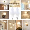 GOSCHE E12 Led Ceiling Fan Light Bulbs, 6W B11 Led