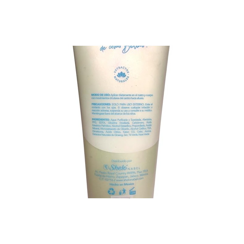 Sheló Nabel Crema Oriental Facial y Corporal con Ginseng, Sen,