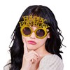 Clearstone Hapiba Cosplay Birthday Sunglasses Unisex Gold