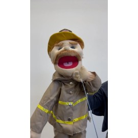 Sunny Toys 28" Sunny Fireman, White GS4301 Full Body Puppet