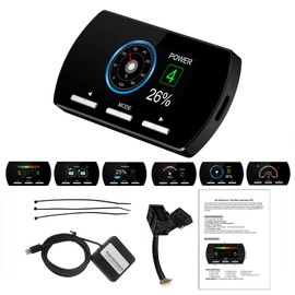 Throttle Response Controller 9 Drive Modes Smart Electronic Racing Accelerator Compatible with Ford F150 F250 Raptor Fusion Focus Grand Mondeo Mustang Ranger Transit Mazda 5 6 BT-50 CX-9 (861-Upgrade)