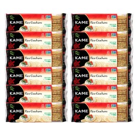 Ka-Me Rice Crackers Gluten Free And Non GMO Verified - Sesame (Pack of 12)