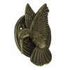 Antique Bronze Cast Iron Hummingbird and Flower Front Door Knocker