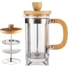 Sivaphe 12 oz French Press Coffee/Tea Maker Single 12 Bamboo