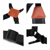 Saxophone Strap Sax Shoulder Strap Adjustable Padded Leather Strap for