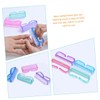 BIUDECO 4Pcs Fingernail Cleaning Brush with Handle Grip Home Nail